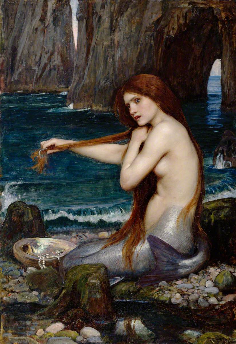 A Mermaid, by J. W. Waterhouse, 1900